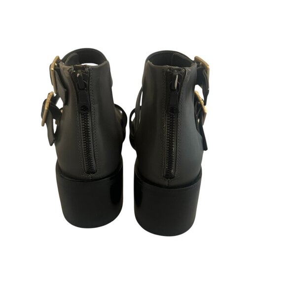 Rag & Bone Fallon Block Heel Sandals Shoes Strappy Buckle Grey Size 40 9.5 Women - Picture 9 of 13